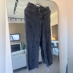 Abercrombie Black High Rise Jean